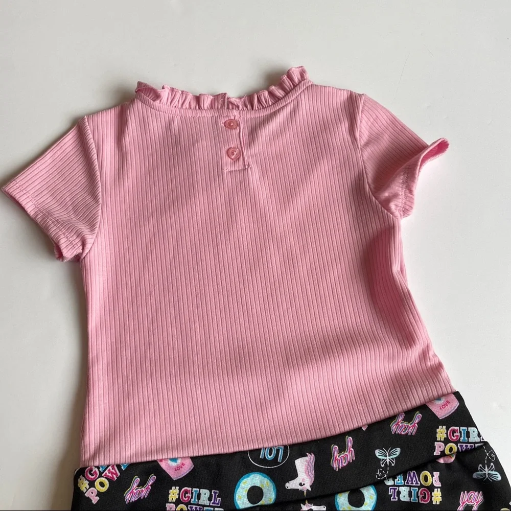 wonder nation pink ribbed